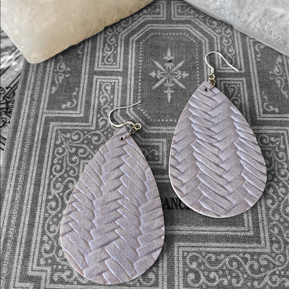 🍁5/25🍁 Woven Tear Drop Earrings-925 Stamp